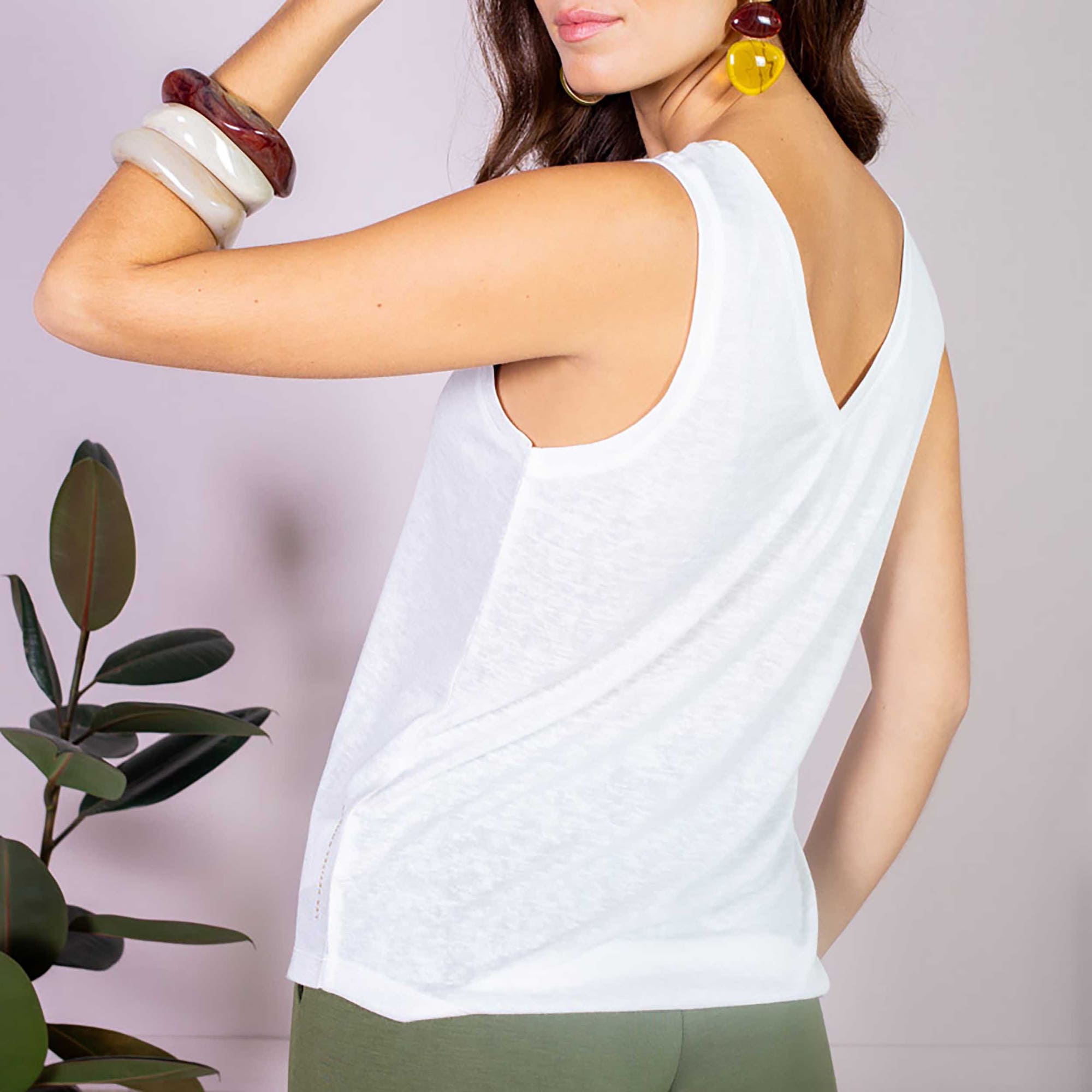Débardeur Femme blanc