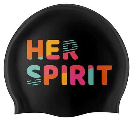Bonnet de Bain Huub Her Spirit Swim Cap Noir