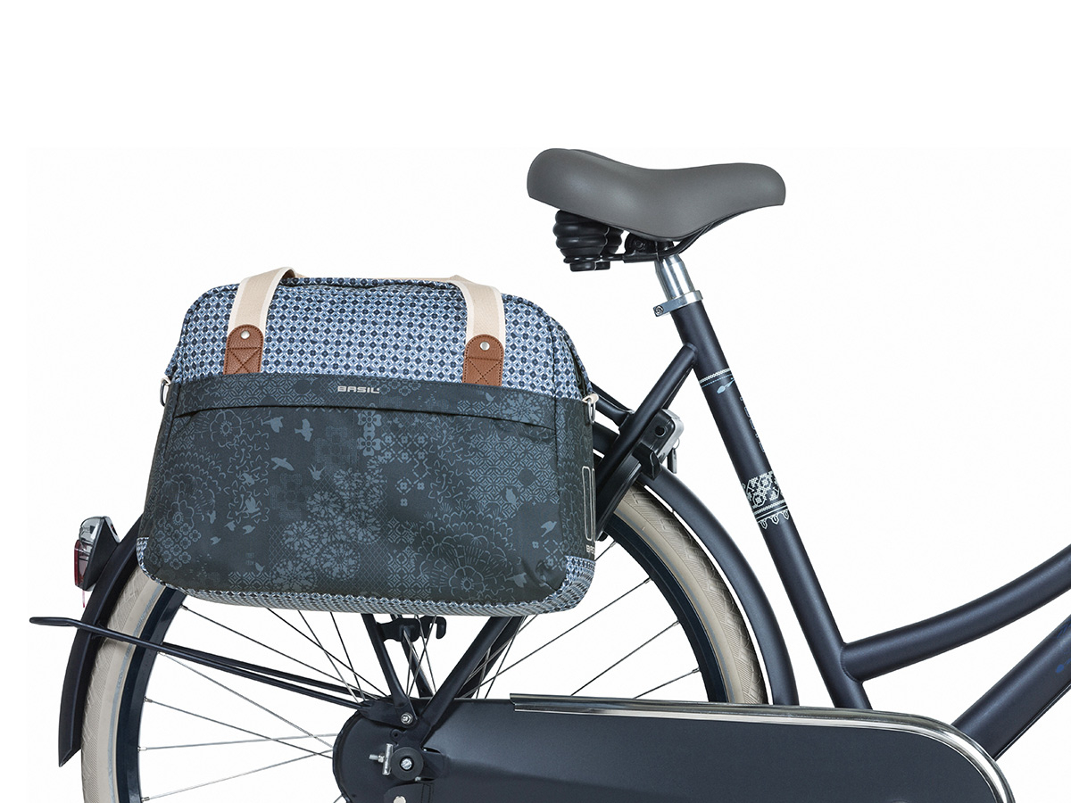 Basil Bohème enkele fietstas - Indigo Blue