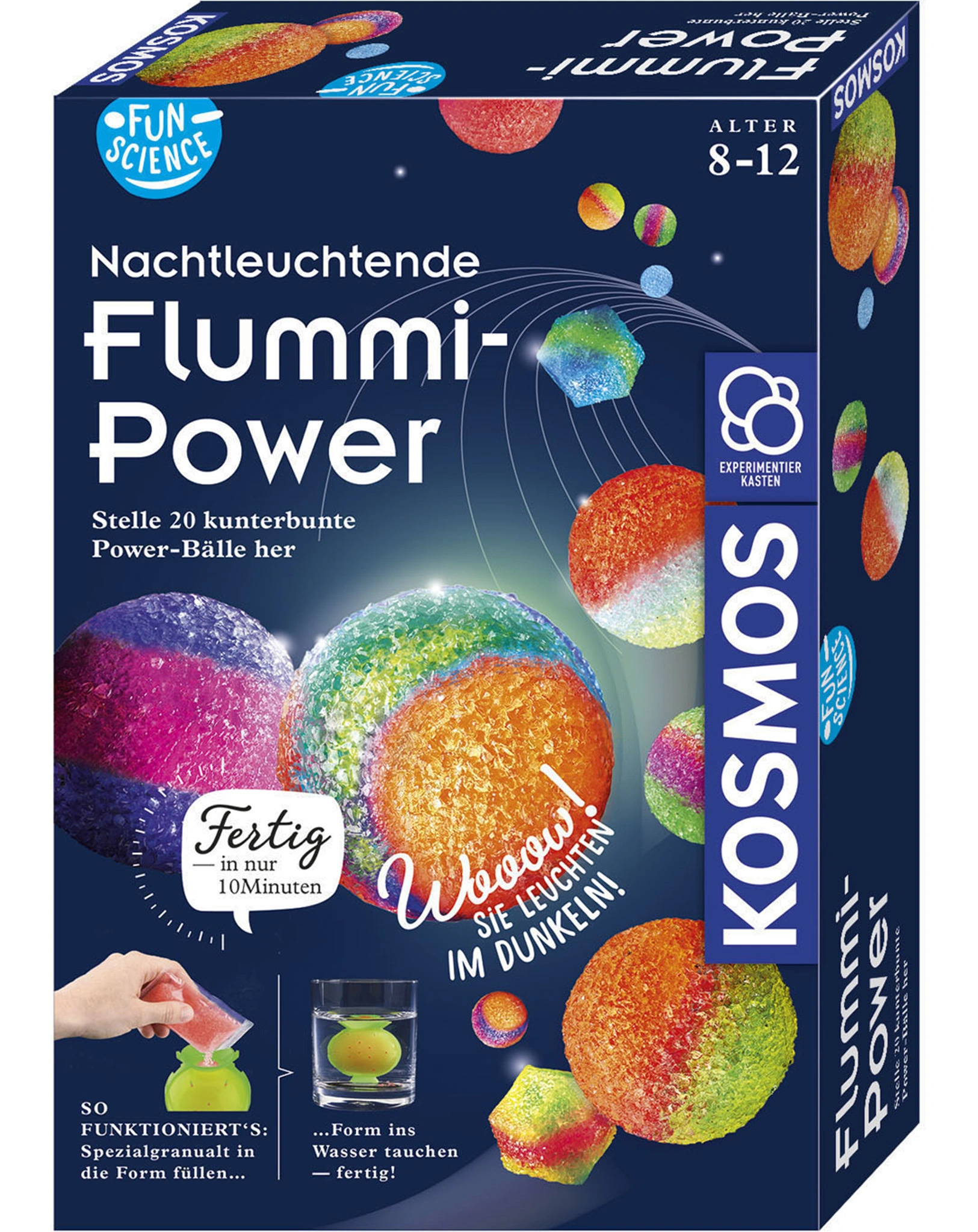 Experimentierkasten – Fun Science - Nachtleuchtende Flummi-Power