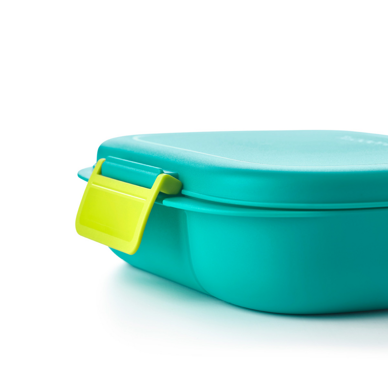 Eco+ 1-2-3 Lunchbox Die Lunchbox mit praktischer Unterteilung und Clip-Verschluss