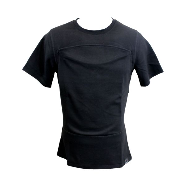 Womboo Buidelshirt - Man - Maat S - Zwart