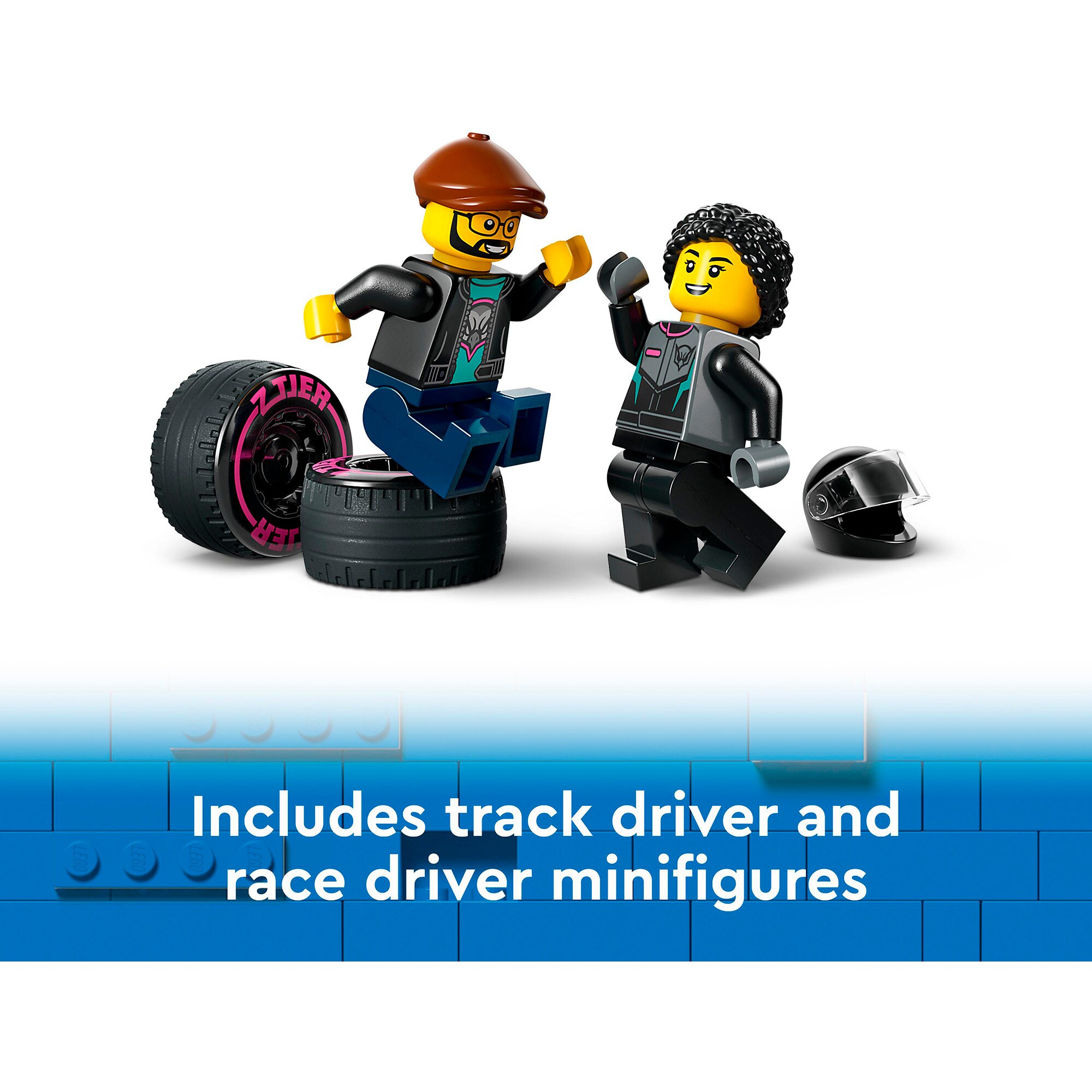 LEGO Konstruktionsspielzeug City Autotransporter mit Rennwagen