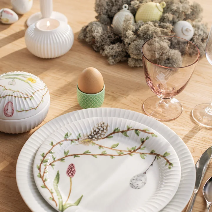 Kähler Design - Hammershøi Ostern Teller, Ø 22 cm, weiss