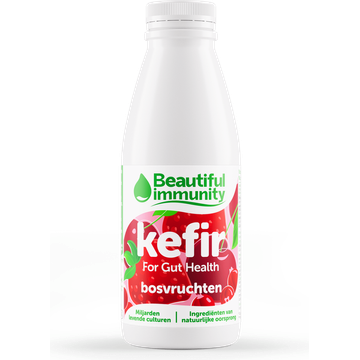 Beautiful Immunity Kefir ondersteunt de darmflora Bosvruchten 500 ml