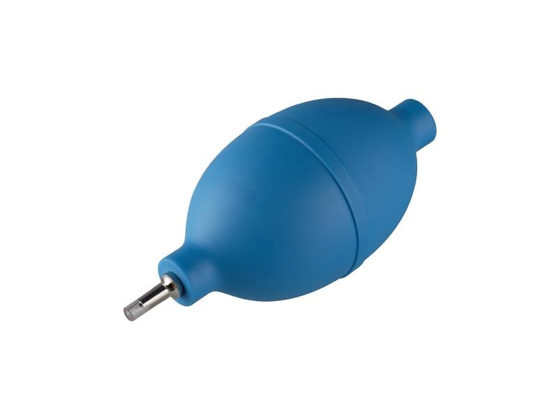 Watchtools Gummi-Blasebalg 130 x 58 mm Staubbläser hellblau mit Rückschlagventil