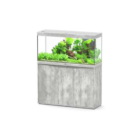 Aquarium équipé avec meuble Splendid Led 2.0 Béton L.120xP.40xH.61cm