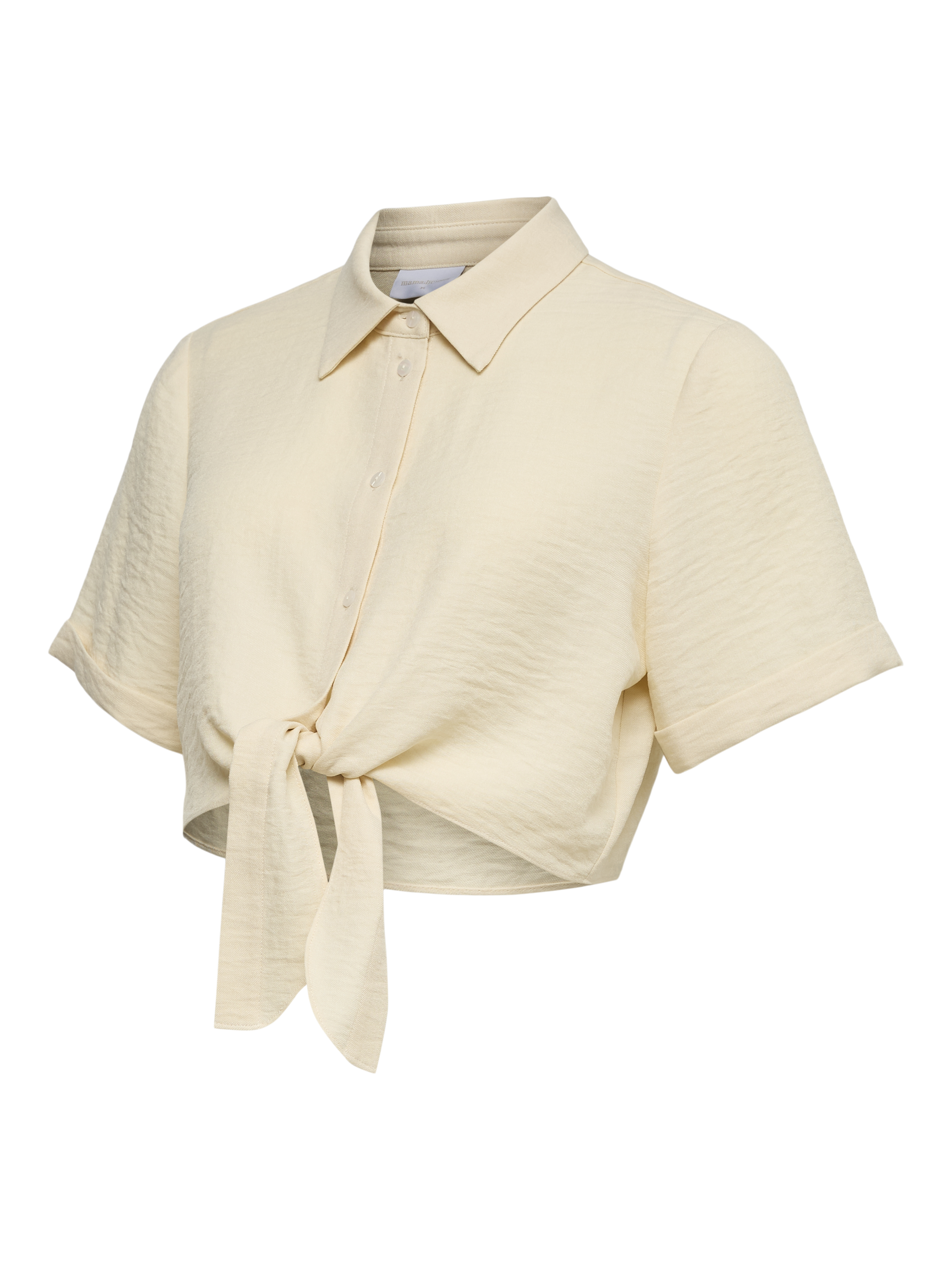 Cropped fit Overhemd kraag Top