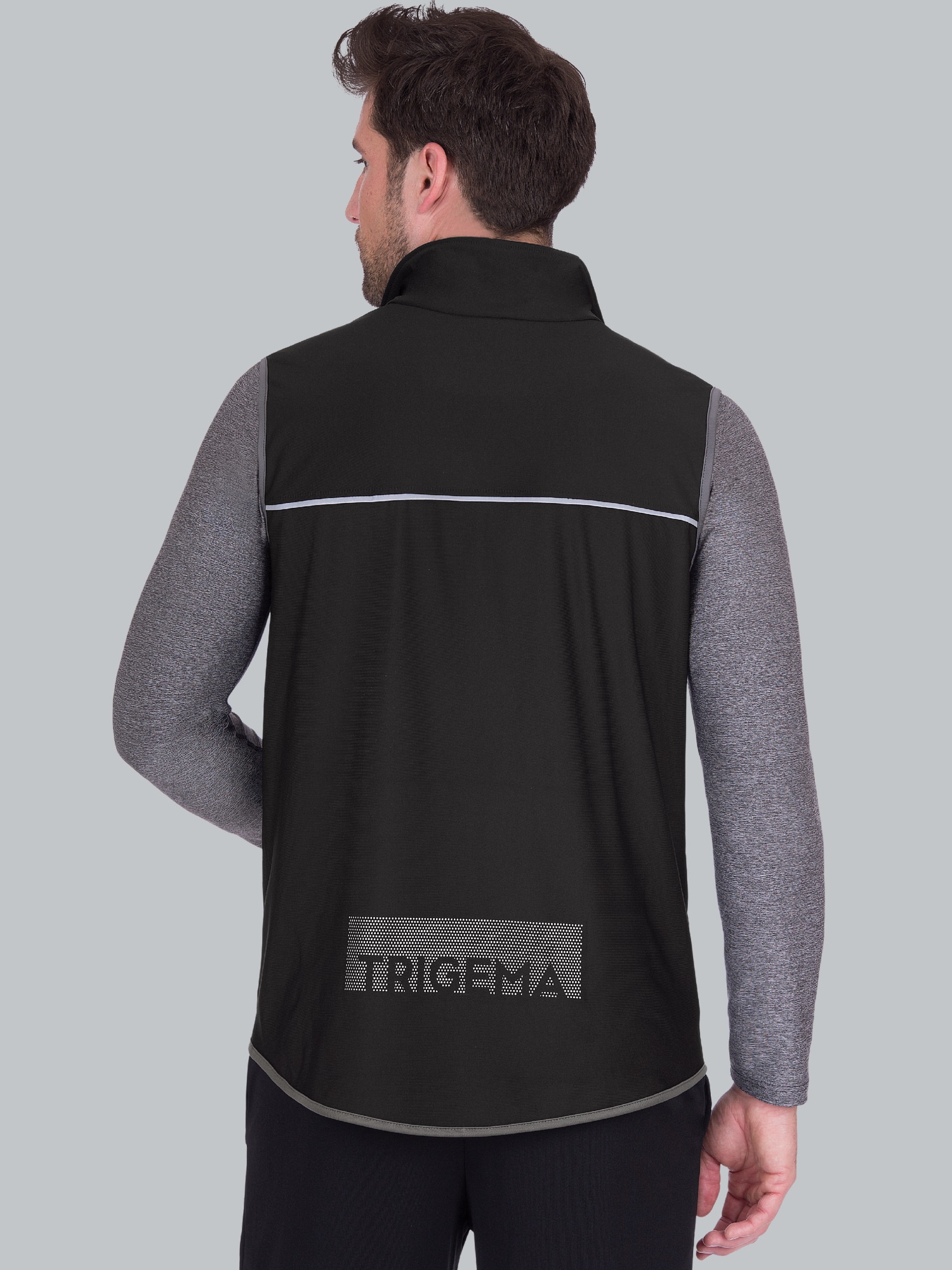 Atmungsaktive Sport-Weste Schwarz