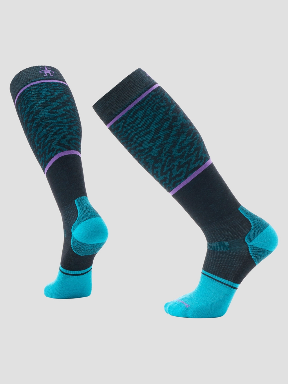 Smartwool Snowboard Targeted Cushion Retro Line Ot Tec black