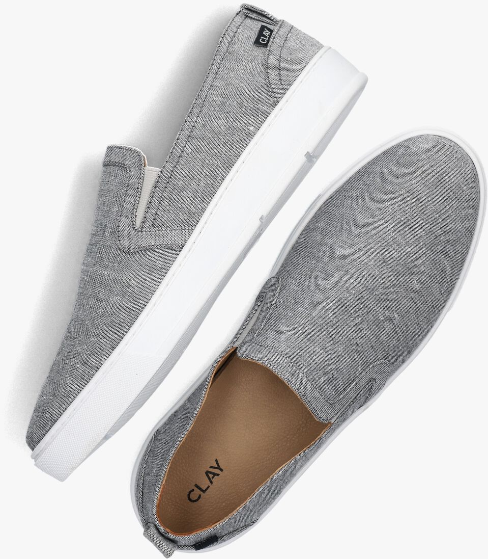 CLAY blauwe clay loafers gregory