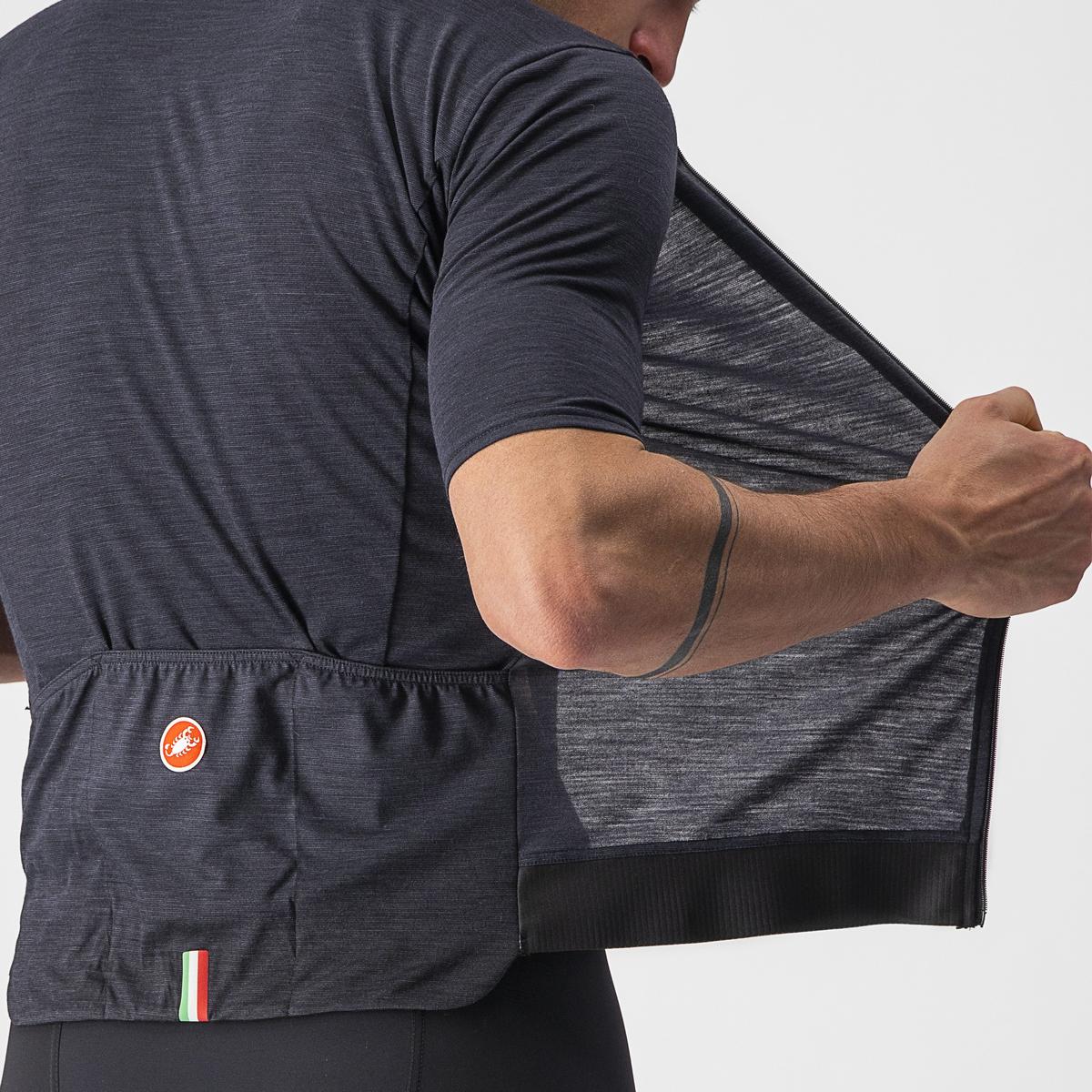 Castelli Essenza Jersey Lys Sort