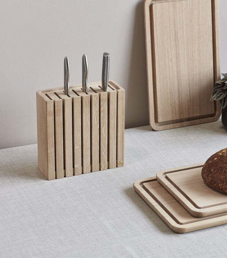 Andersen - Furniture Knife Block - H24 x 8,5 x 22 cm Eg