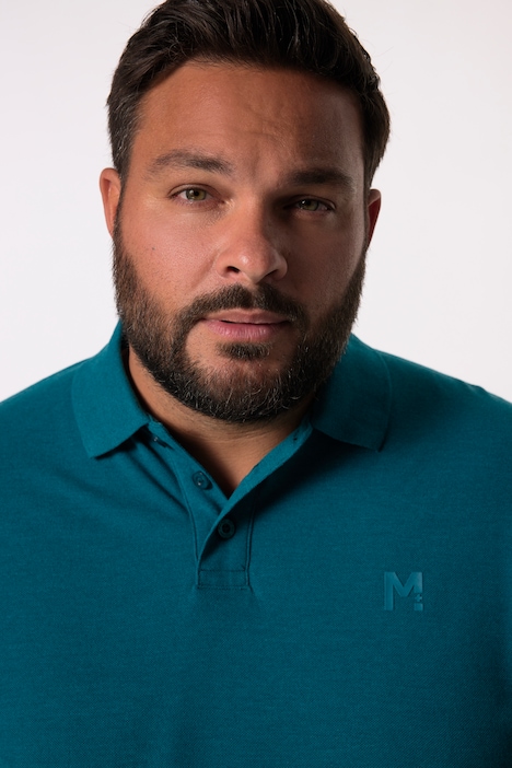 Men+ Poloshirt, Basic, Piqué, Langarm, bis 8 XL