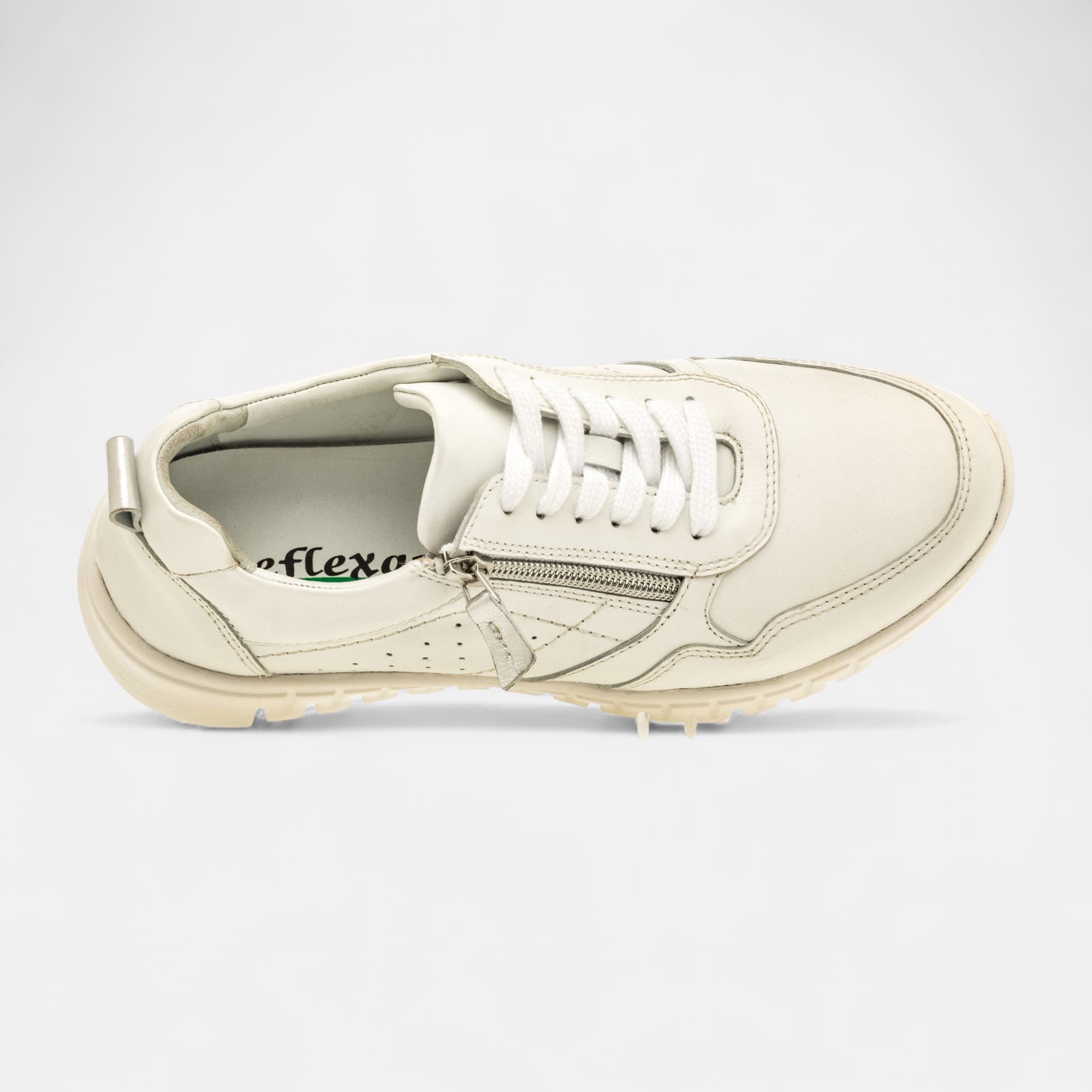 Baskets basses Femme en cuir blanc