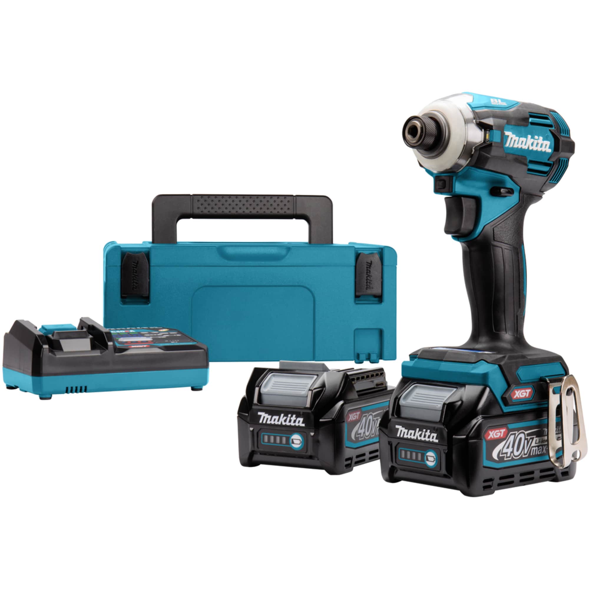 Makita Schlagschrauber Akku-Schlagschrauber TD001GD201 XGT, 40Volt