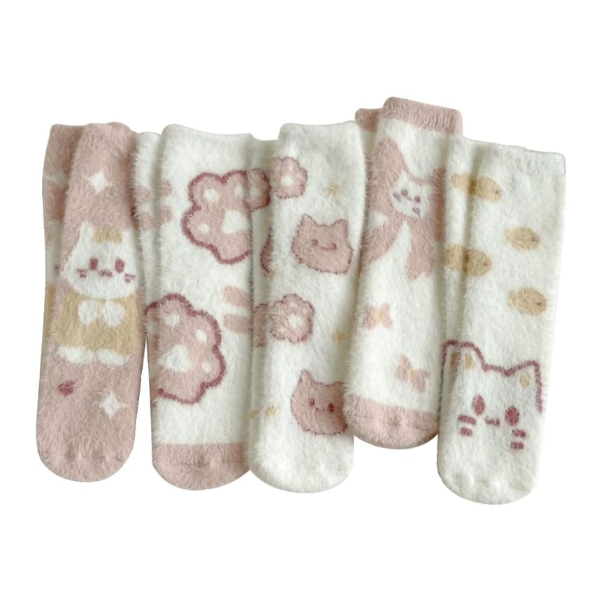 Lychee - Set: Chenille Sokken