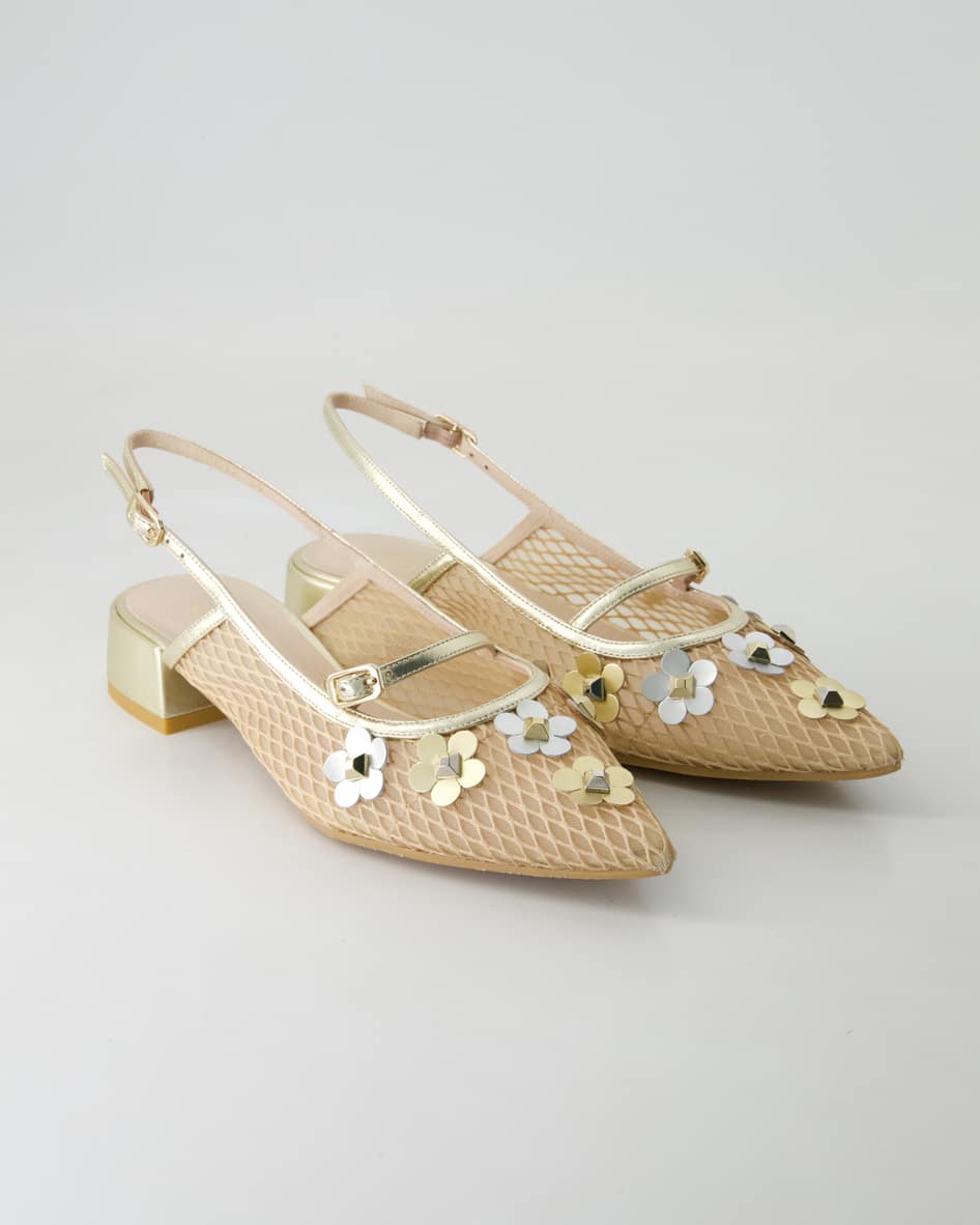 Lodilove Amisanti Slingpumps in Gold