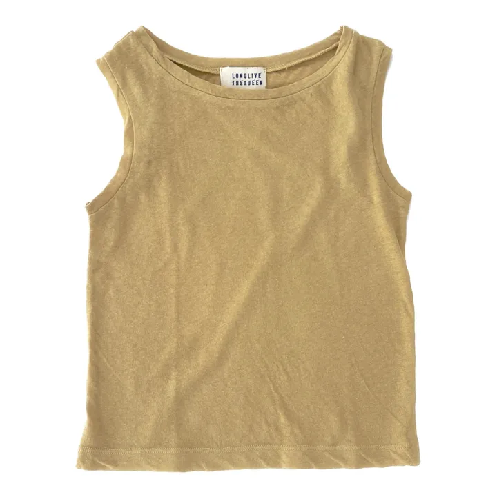 Longlivethequeen Débardeur Coton bio | Beige