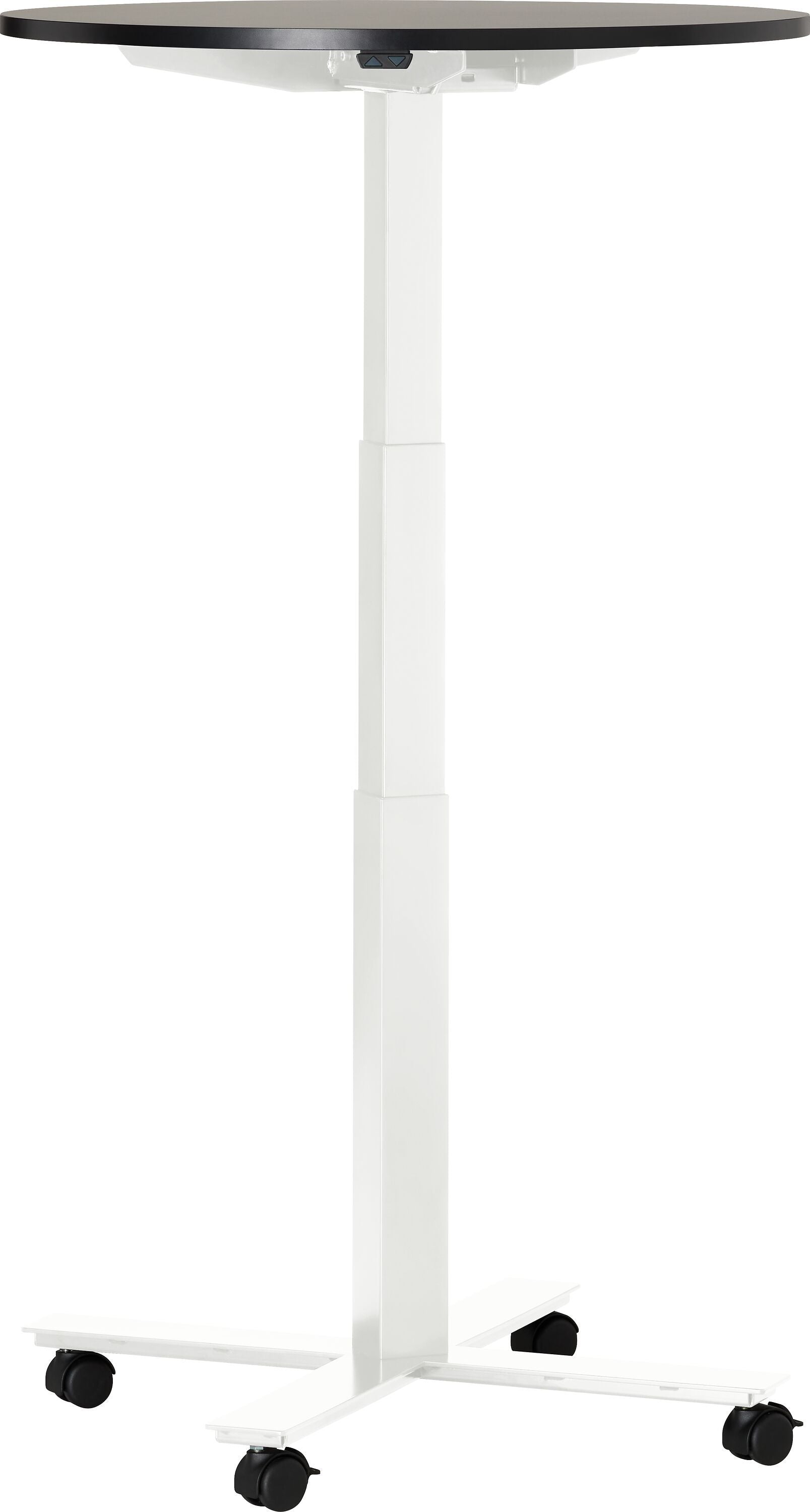 FLEXCUBE Besprechungstisch höhenverstellbar - Schwarz / H: 66.5 cm