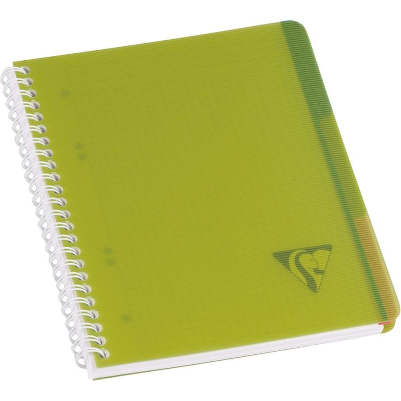 Cahier spirale Linicolor Evolutiv'book A5 16 x 21 cm perforé petits carreaux 180 pages