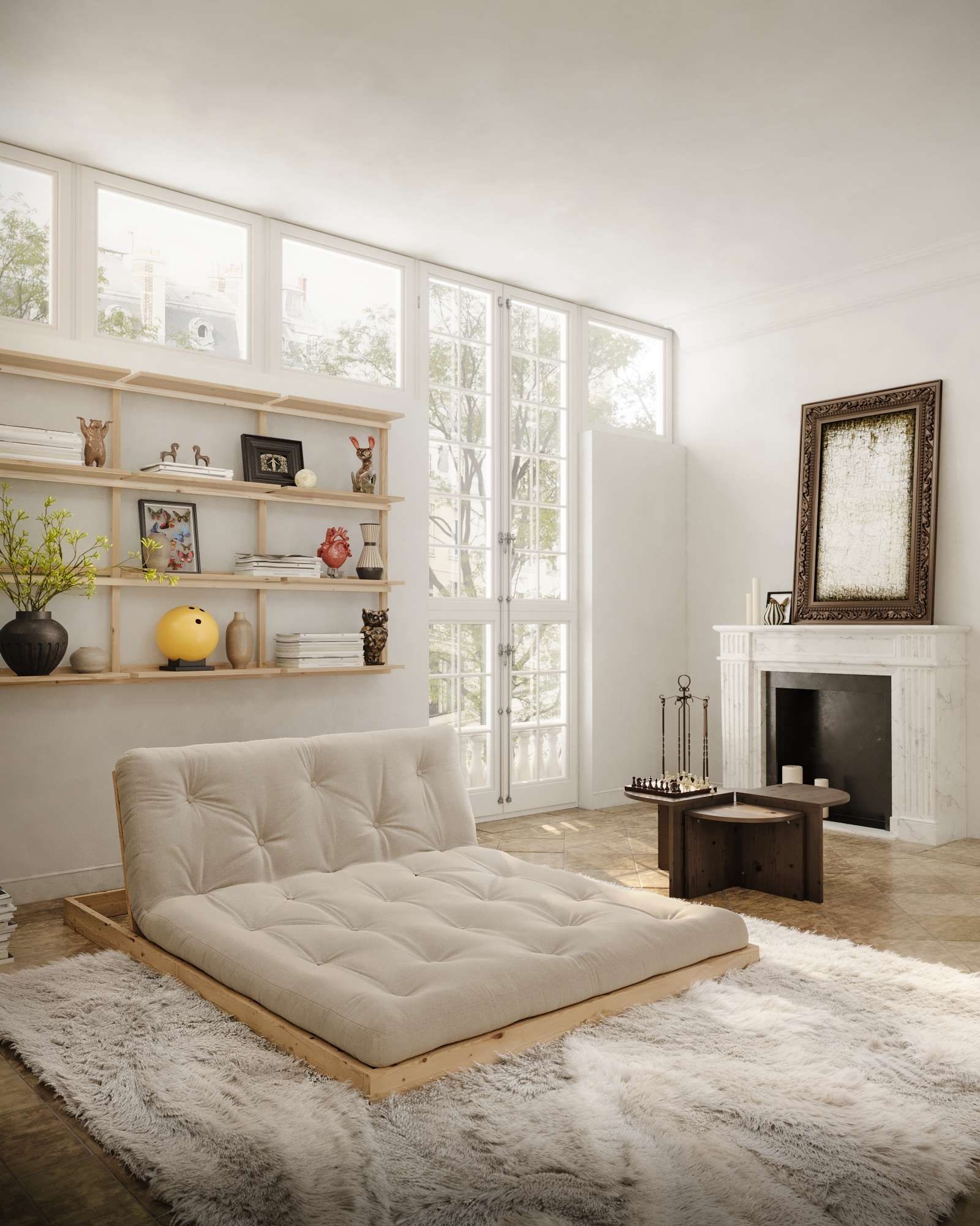 Karup Design Schlafsofa »Flip Sofabed, Made in Europe, mehrere Farben, vielseitig einsetzbar« inkl. handgefertigte Futonmatratze, FSC®-zertifiziertes Massivholz