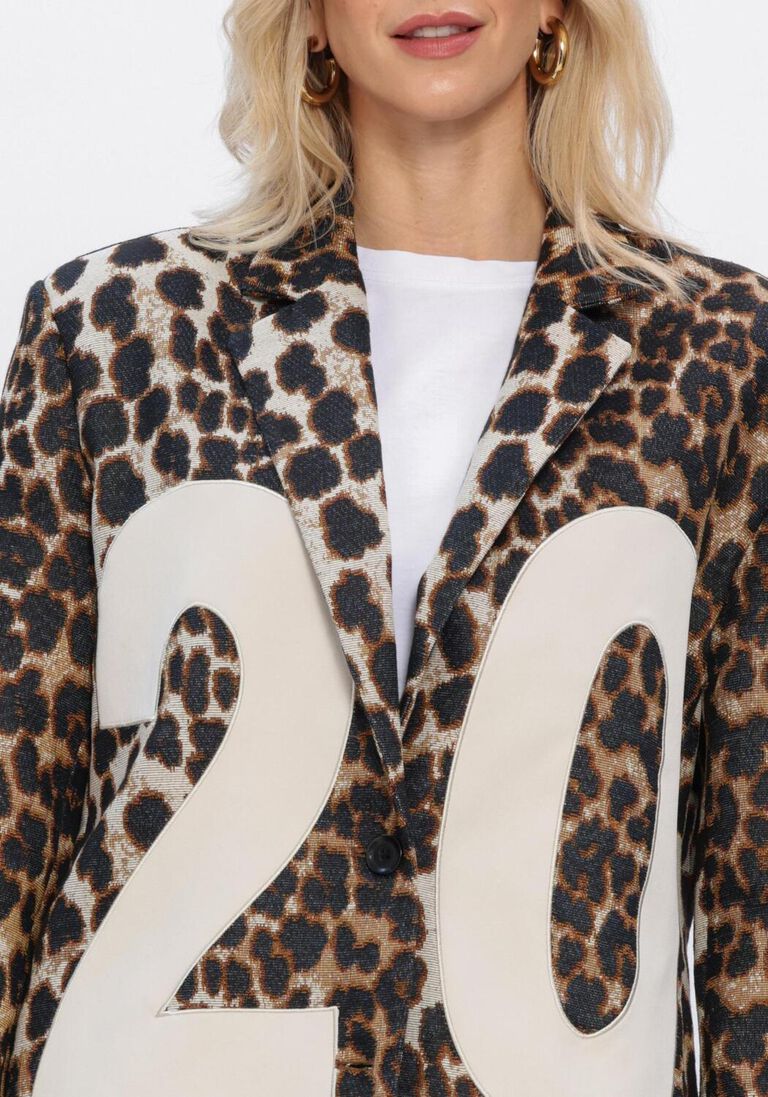 multi alix the label blazer ladies woven big 2014 animal blazer