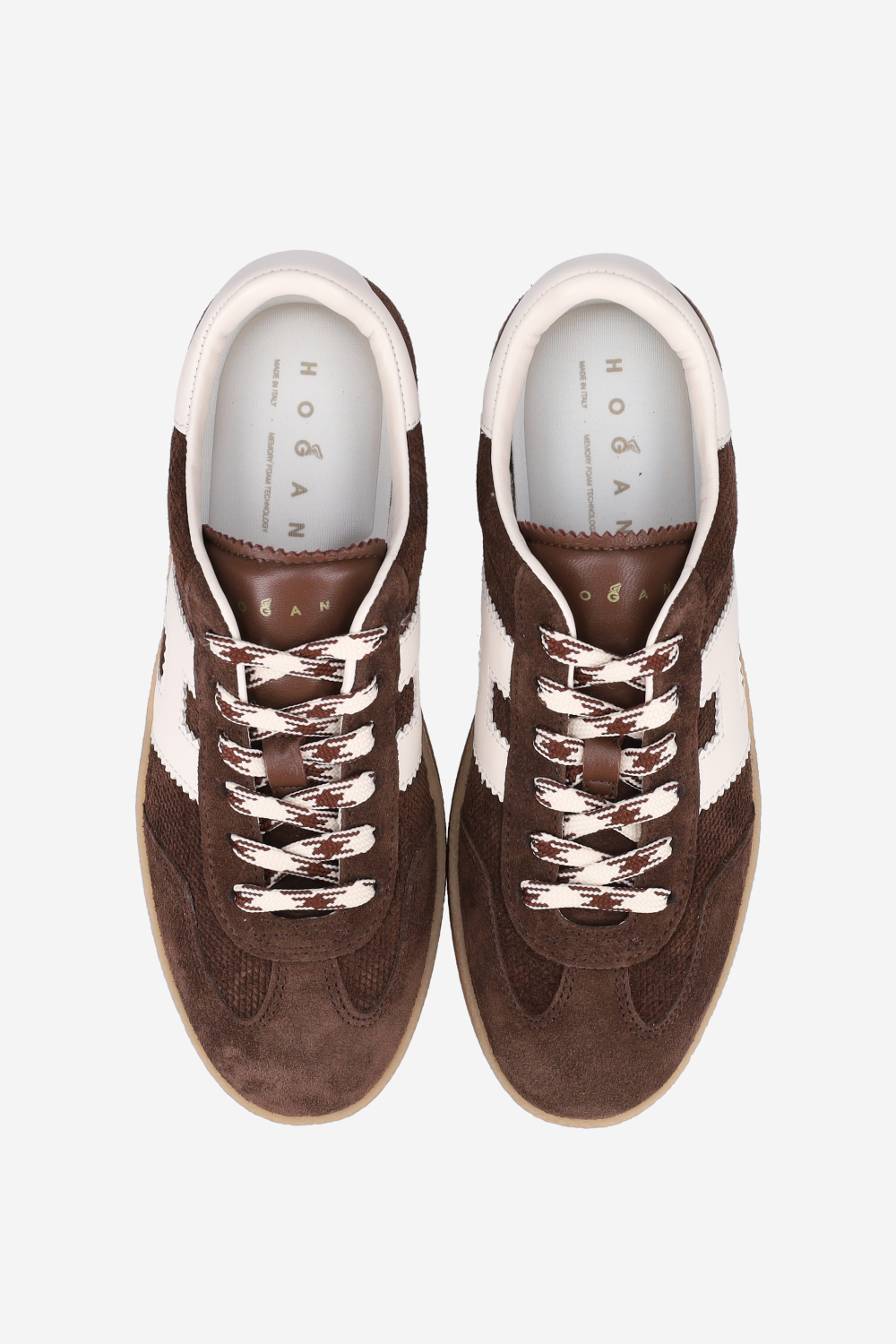 H698 suede platform sneakers