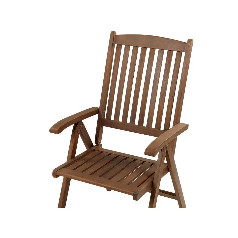 AMANTEA - Tuinstoel - Donkere houtkleur - Acaciahout