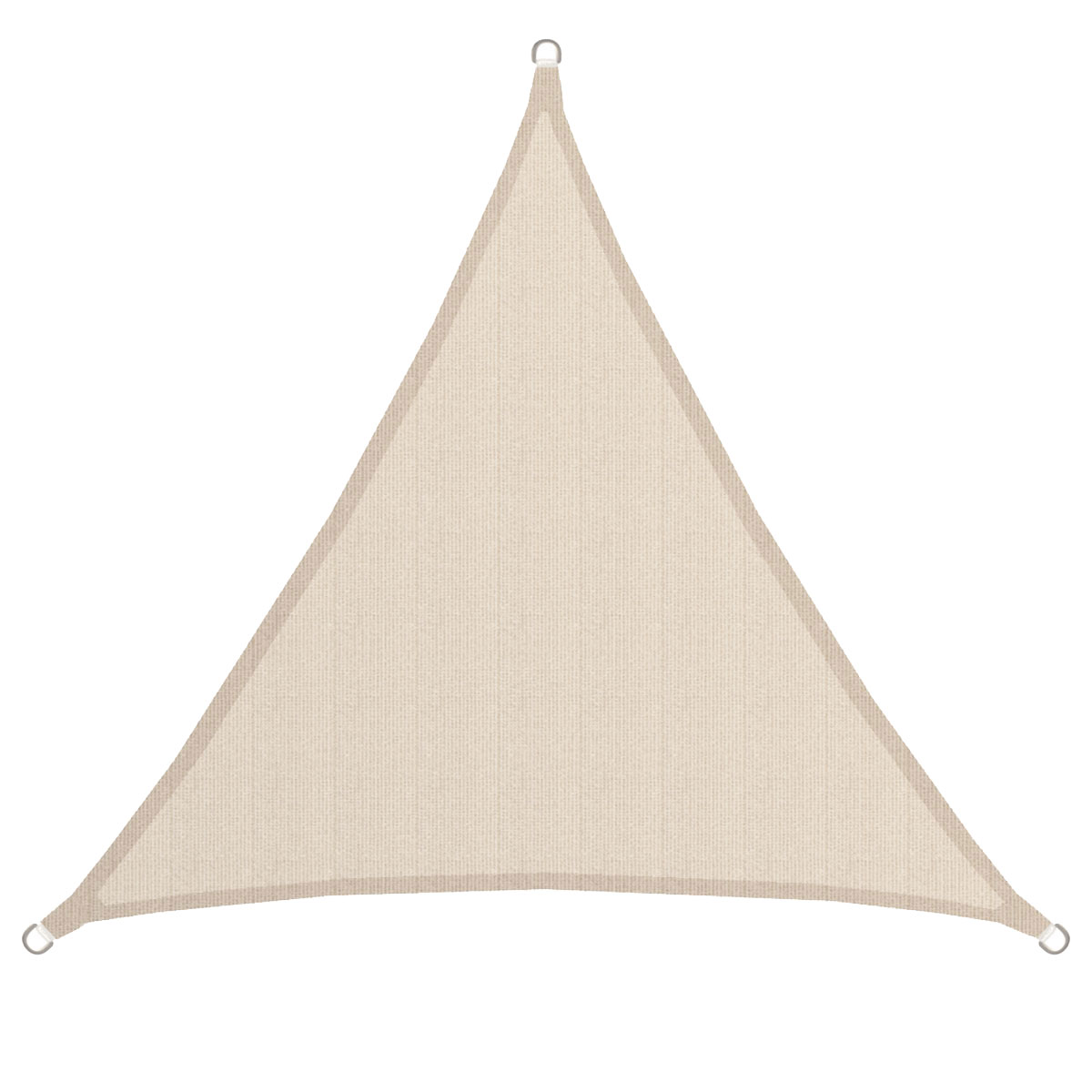 AMANKA 2 x 2 x 2 waterafstotende polyester schaduwdoek - Beige