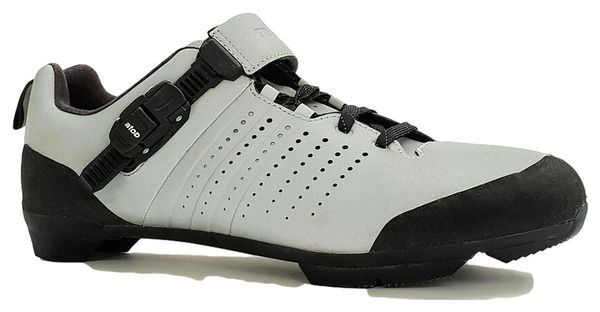 Chaussures de Gravel et Route Triban GRVL 520 Reflective Visible Gris