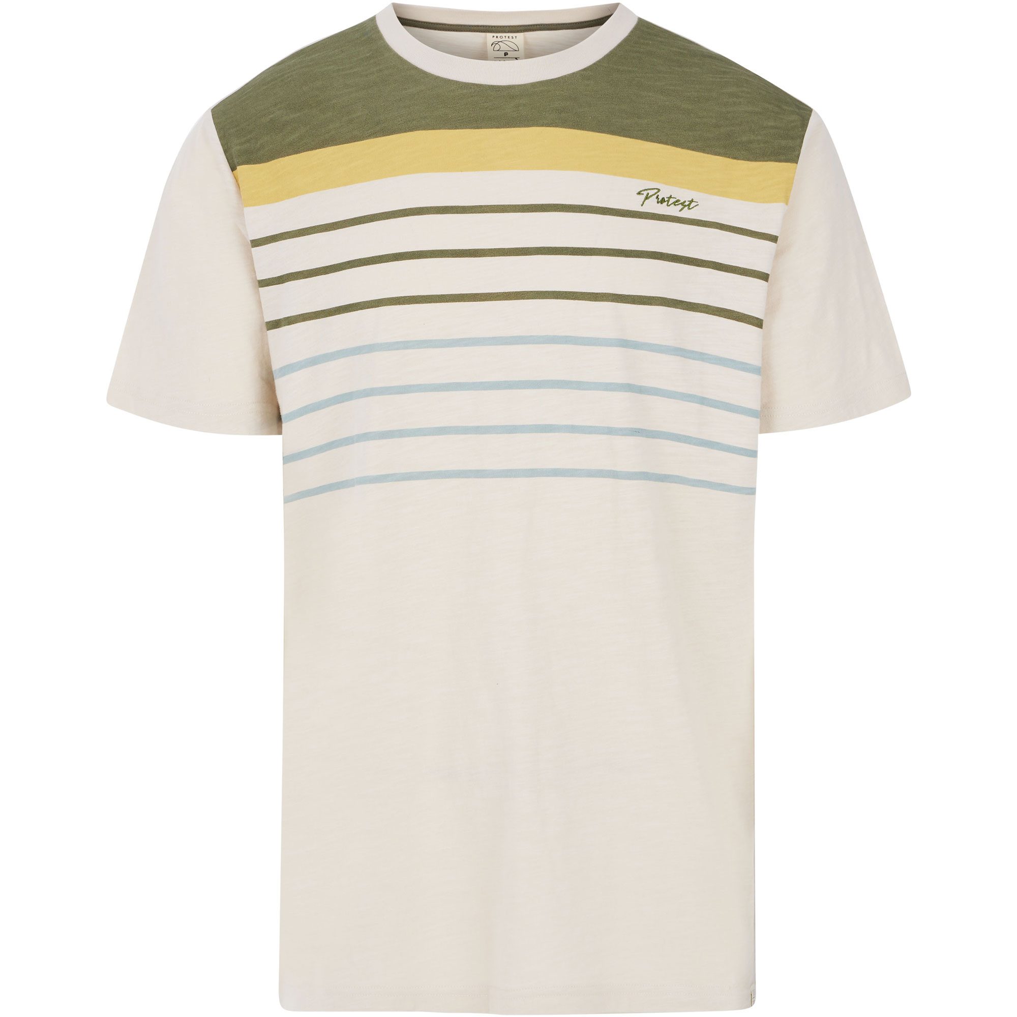 Protest Pleco T-Shirt Herren kittoffwhite
