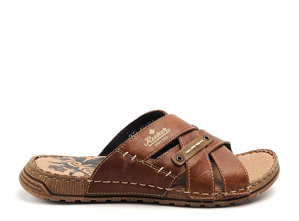 Rieker mules et sabots homme 21999 marron
