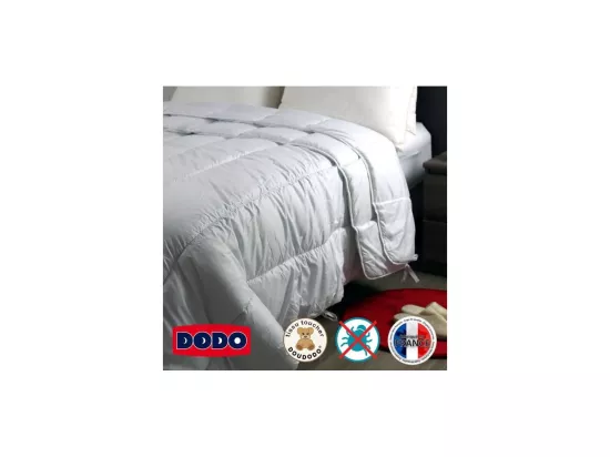 Couette 4 saisons anti-acariens 200x200 cm Blanc