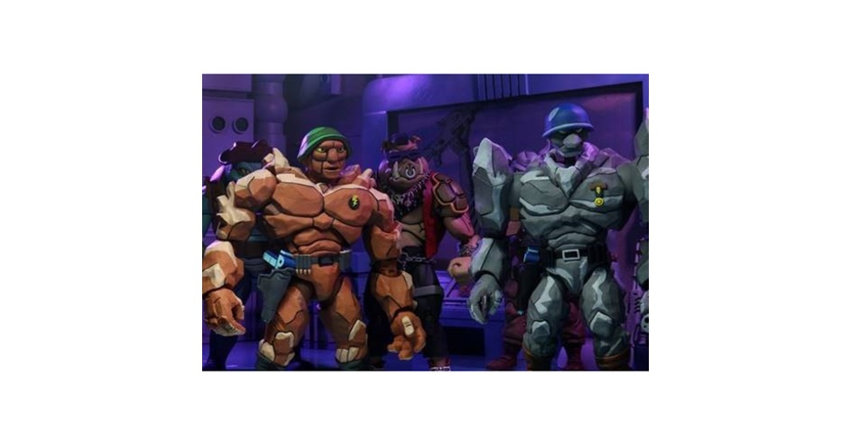 NecaTMNT: Tragg and Grannitor 7 inch Action Figure 2-Pack speelfiguur