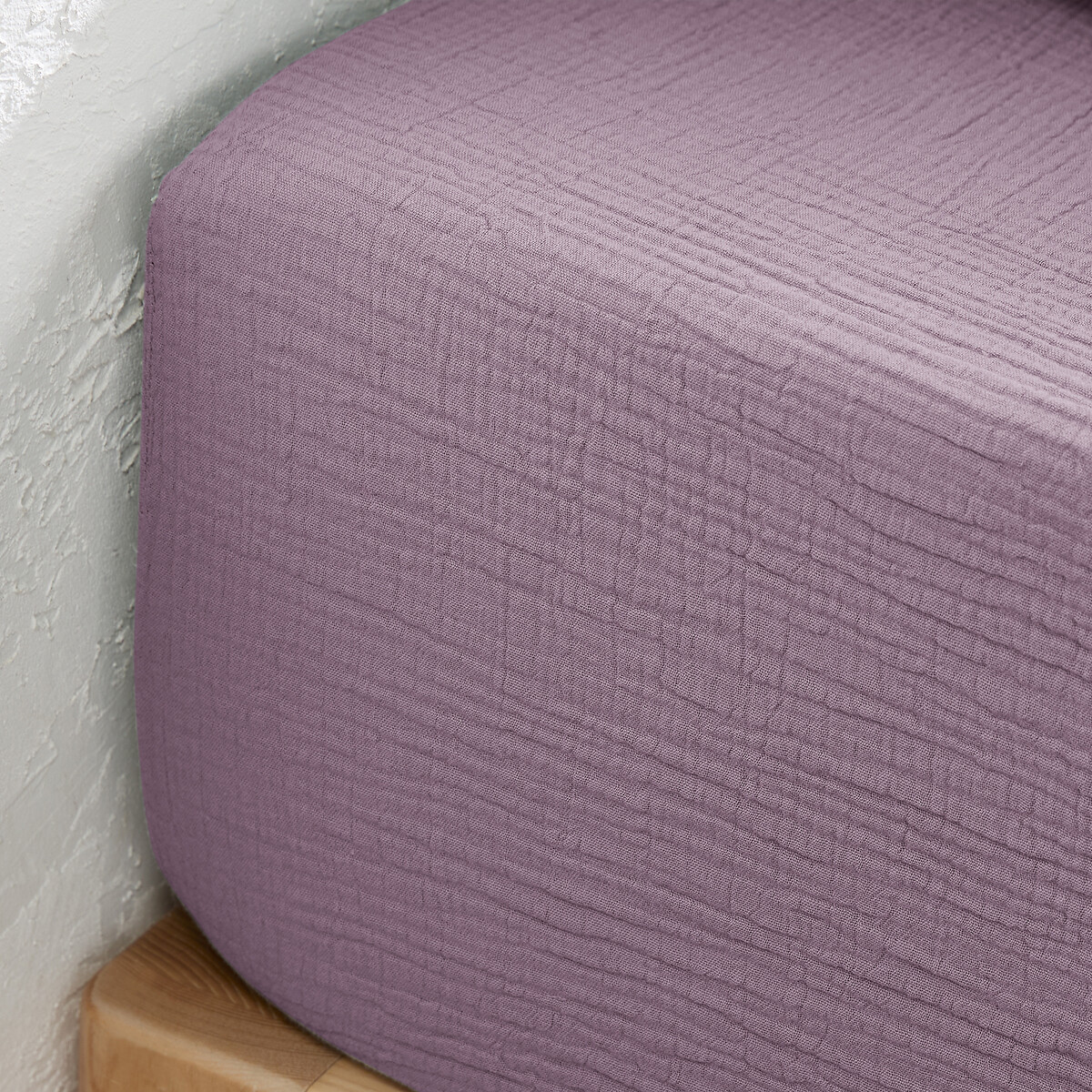 LA REDOUTE INTERIEURS<br>Lençol de baixo liso em tetra, dobrável 30cm, Kumla