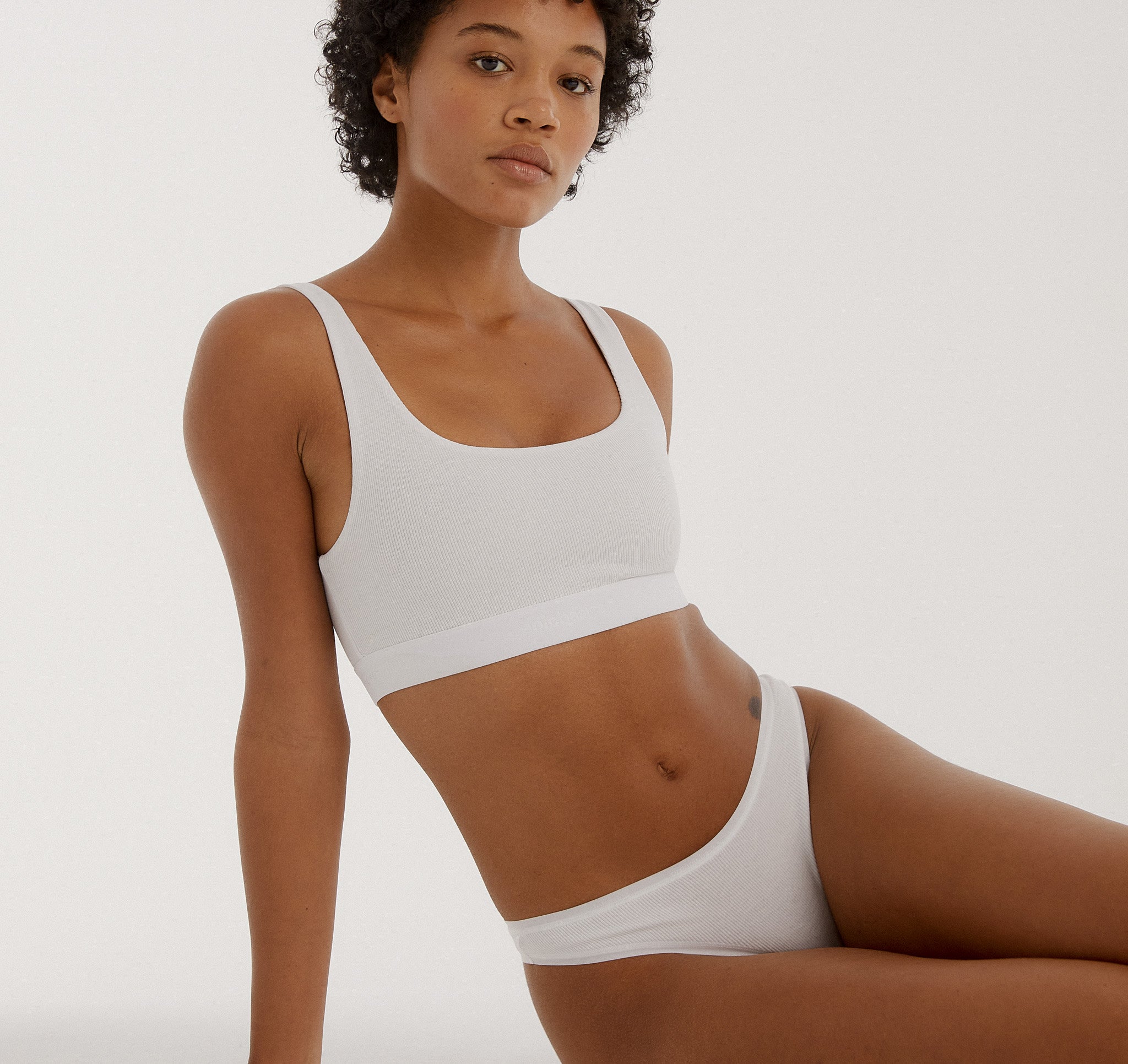 ORGANIC COTTON<br>Core Rib Thong