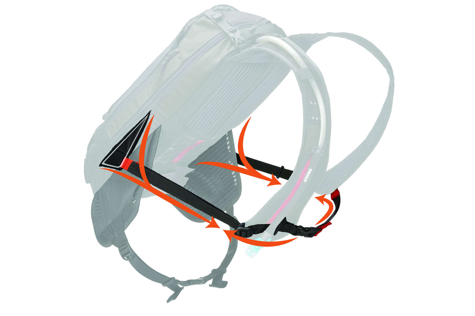 Thule Rail Bike Hydration 8L Drinkrugzak Zwart