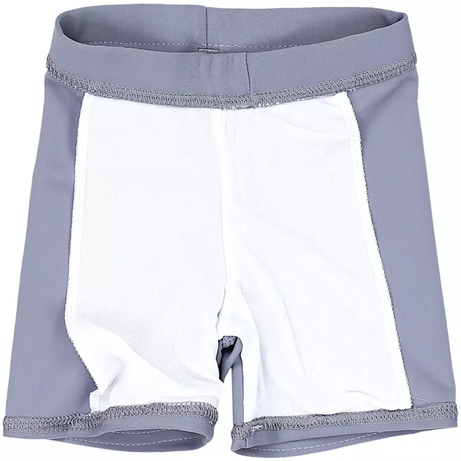 Aquarti Baby Jungen Bade-Set Zweiteiliger Badeanzug T-Shirt Hose blaugrau