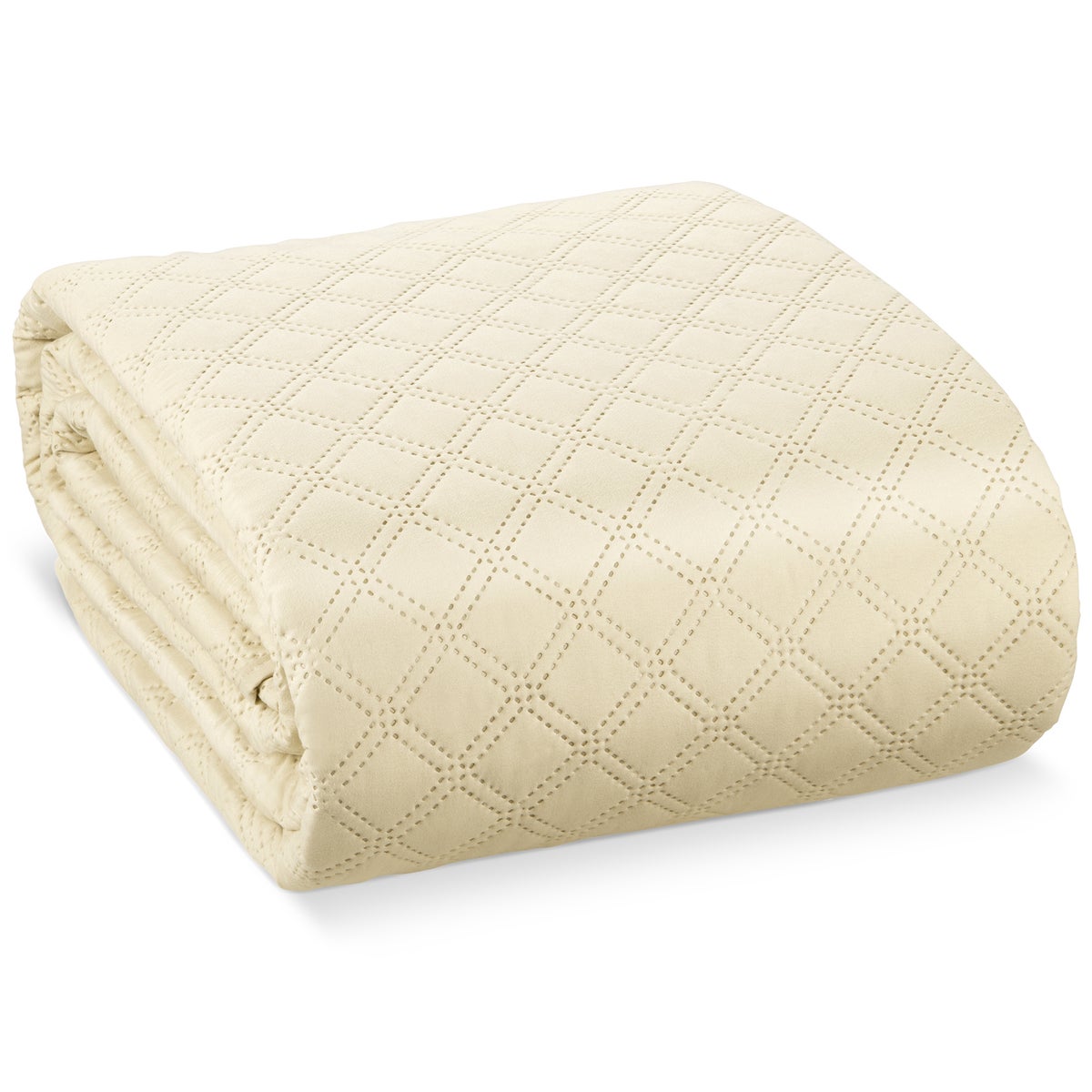 Beautissu Olivia Bedsprei 240x260cm Crème