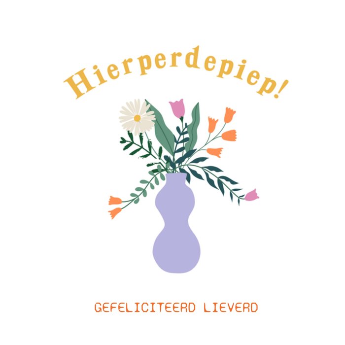 Greetz | Verjaardagskaart | bloemen