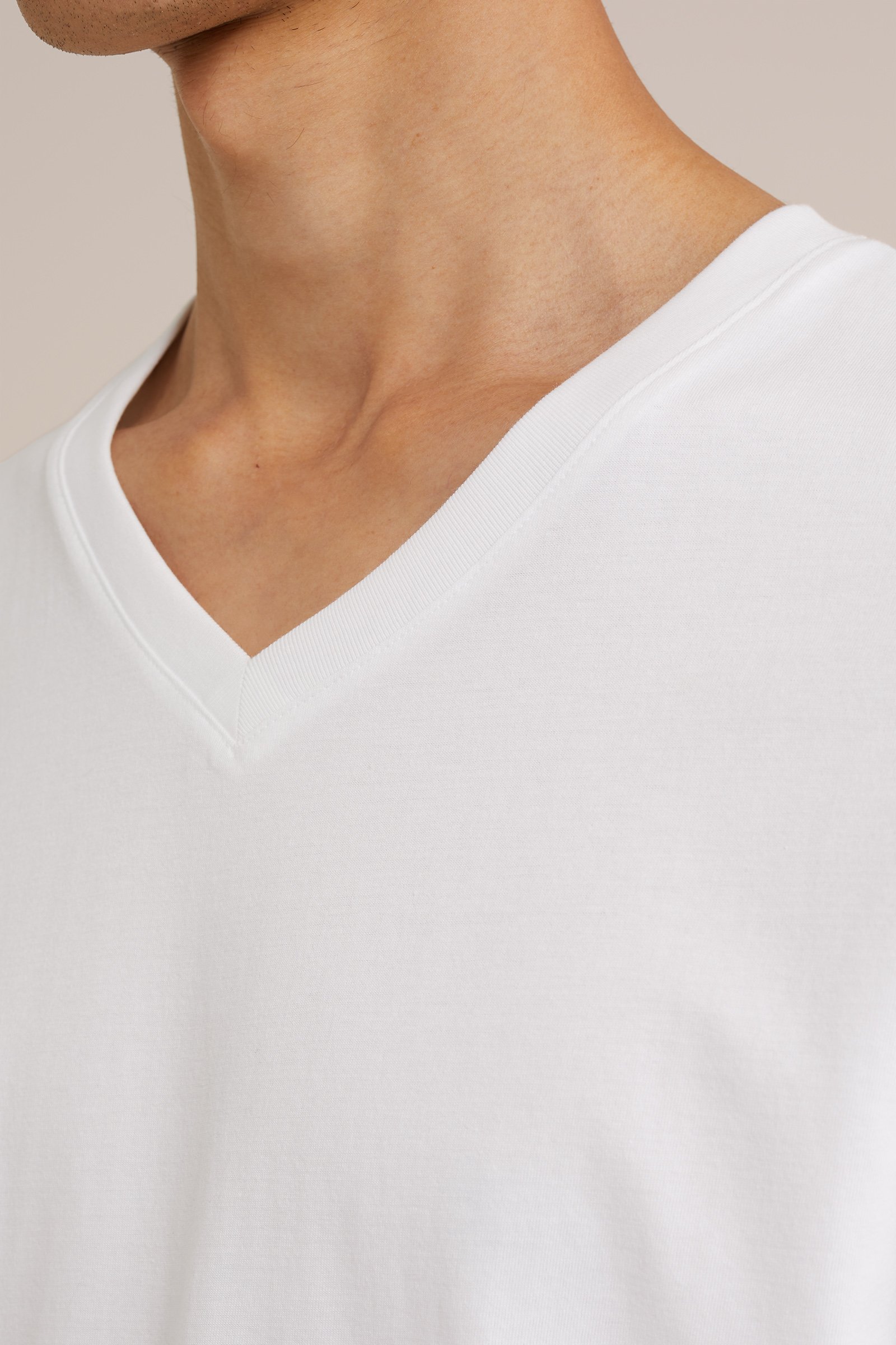 T-shirt van 100% katoen WE Fashion Wit