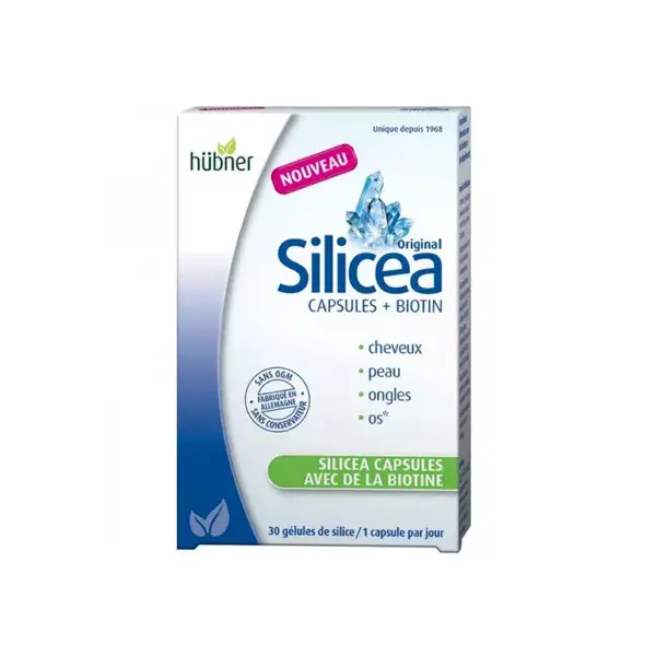 Hübner Silicea Original Sílica + Biotina 30 cápsulas