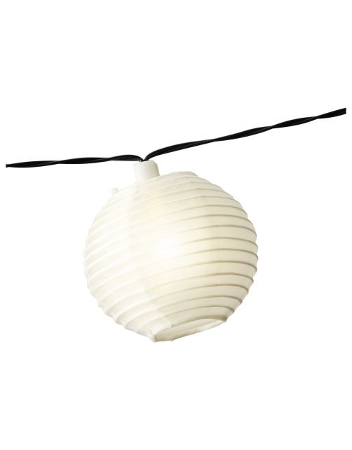 Lumineo Solar Stringlights - Tuinverlichting - 4.5 m Wit 40 led
