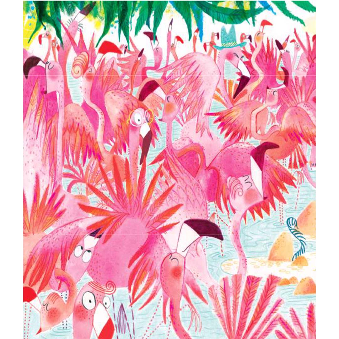 uitgeverij de fontein de regenboogflamingo