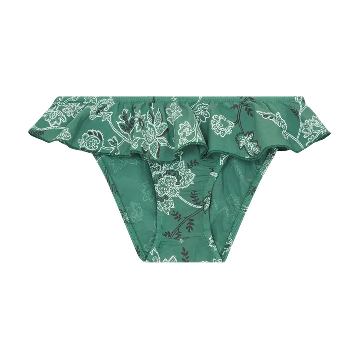 Sunchild Culotte de Bain Santos Fleur | Vert kaki