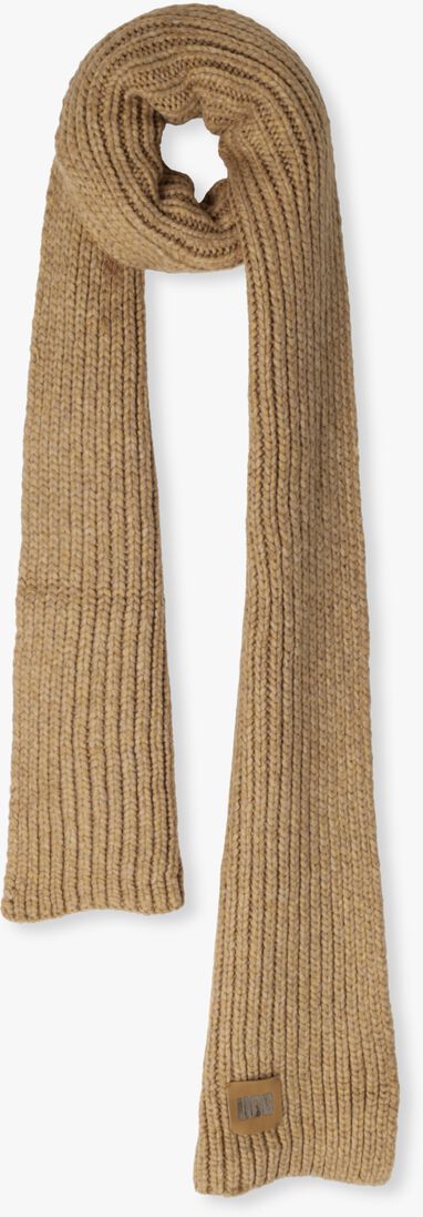 UGG camel ugg sjaal chunky rib knit scarf