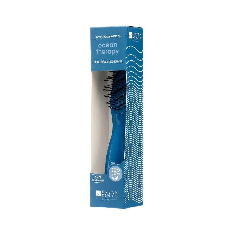 Brosse Démêlante Bleue Éco-responsable Ocean Therapy Urban Keratin