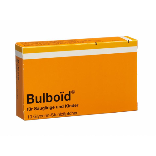 BULBOID Supp Erw Blist 10 Stk<br>10 Stück, Blister, Zäpfchen