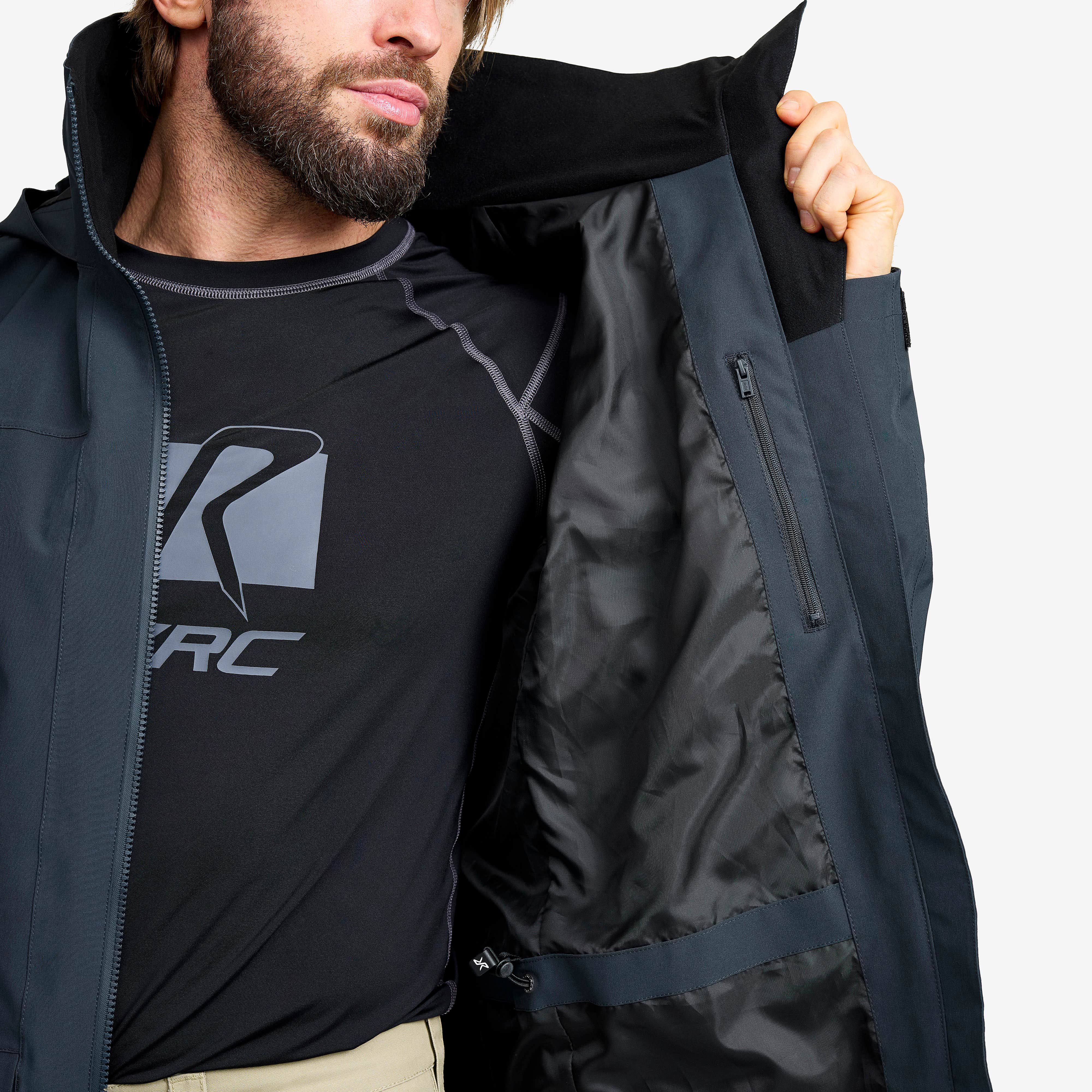 Nevis 2L Parka Herre Blueberry